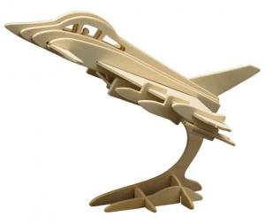 Puzzle 3D in legno Aereo di caccia
