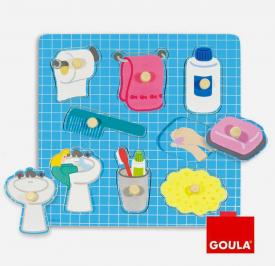 Puzzle in legno - Il bagno goula 53032