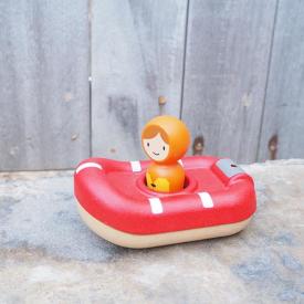 Barchetta di Salvataggio Guardia costiera in legno