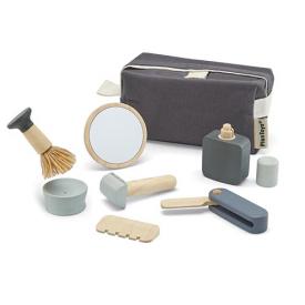 Kit del barbiere giocattolo in legno