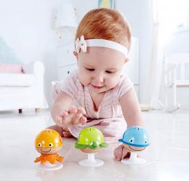 Set 3 sonagli con ventosa