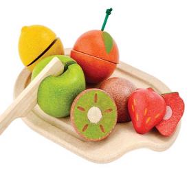 Set di Frutta da tagliare giocattolo in legno