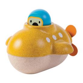 Sottomarino giocattolo in legno