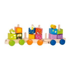 Treno a blocchi fantasia
