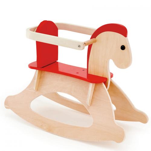 Come Costruire Un Cavallo A Dondolo.Cavallo A Dondolo In Legno Con Protezione Giocattoli Di Legno Hape